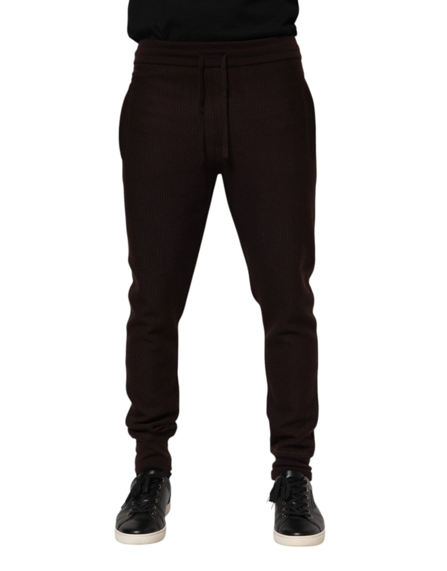 Dolce & Gabbana Brown Cashmere Men Jogger Sweatpants Pants – IT48 | M par Dolce & Gabbana | Disponible sur Sandy Store ByNet