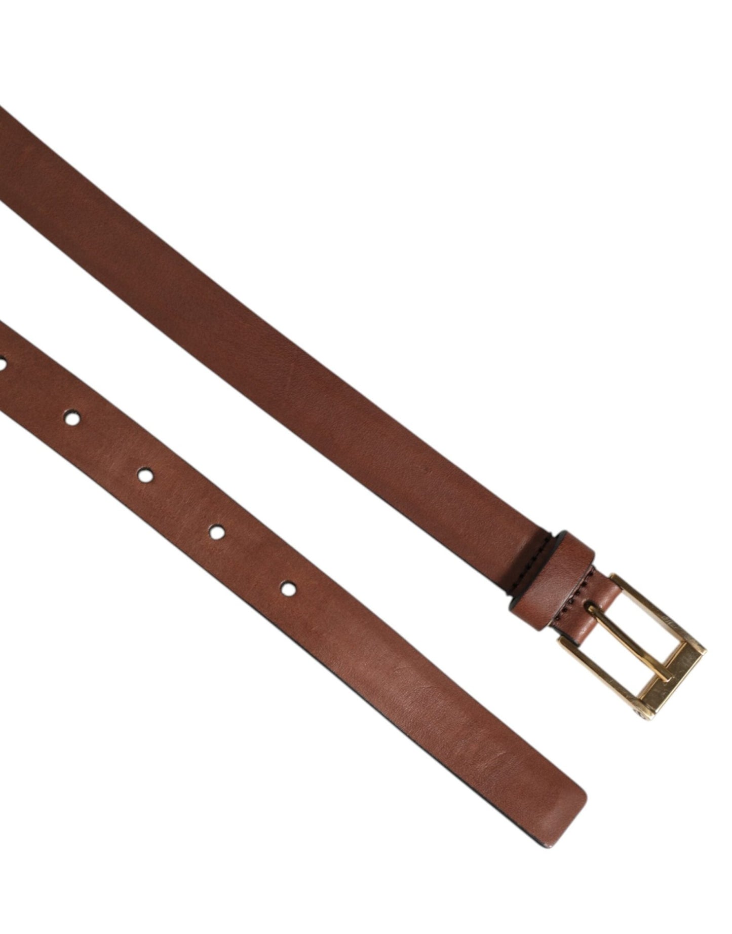 Dolce & Gabbana Brown Classic Gold Metal Logo Buckle Men Belt – 90 cm / 36 Inches par Dolce & Gabbana | Disponible sur Sandy Store ByNet