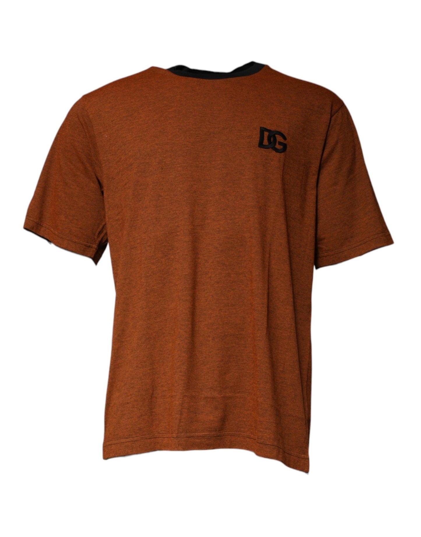 Dolce & Gabbana Brown DG Logo Cotton Crew Neck T-shirt – IT44 | XS par Dolce & Gabbana | Disponible sur Sandy Store ByNet