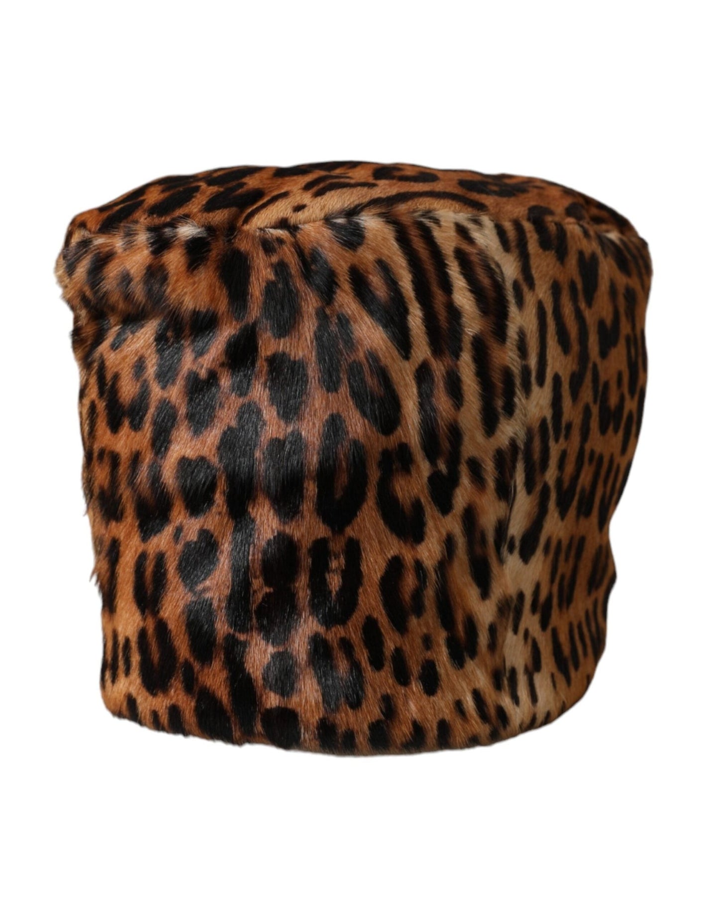 Dolce & Gabbana Brown Leopard Fur Women Bucket Hat – 56 cm|XS par Dolce & Gabbana | Disponible sur Sandy Store ByNet