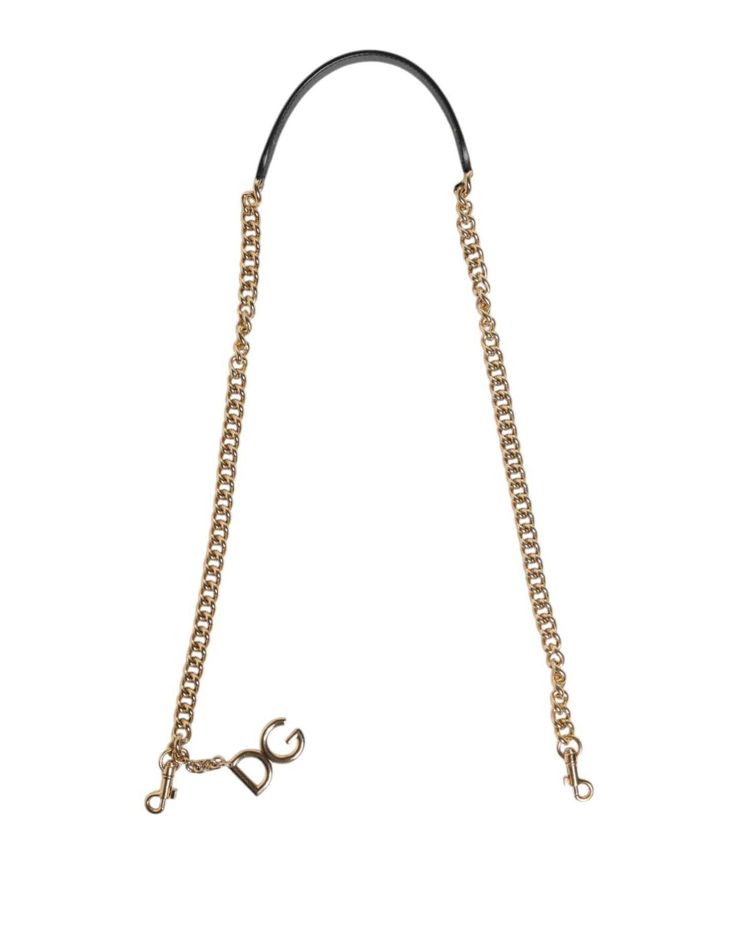 Dolce & Gabbana Brown Leopard Gold Brass Chain Accessory Shoulder Strap – par Dolce & Gabbana | Disponible sur Sandy Store ByNet