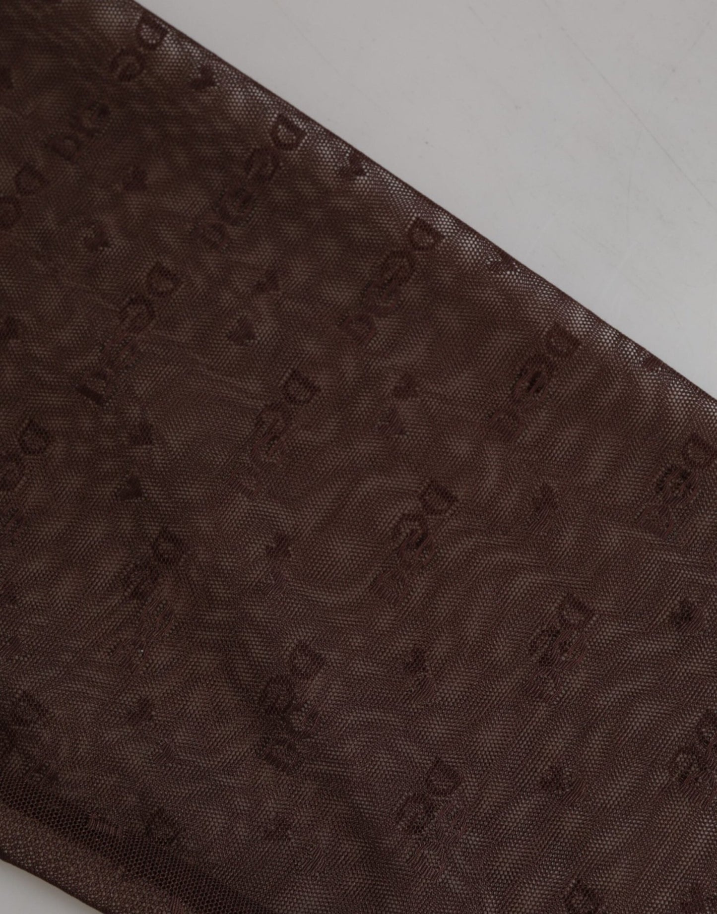 Dolce & Gabbana Brown Nylon Logo Lace Leggings Pants Underwear – IT2 | S par Dolce & Gabbana | Disponible sur Sandy Store ByNet