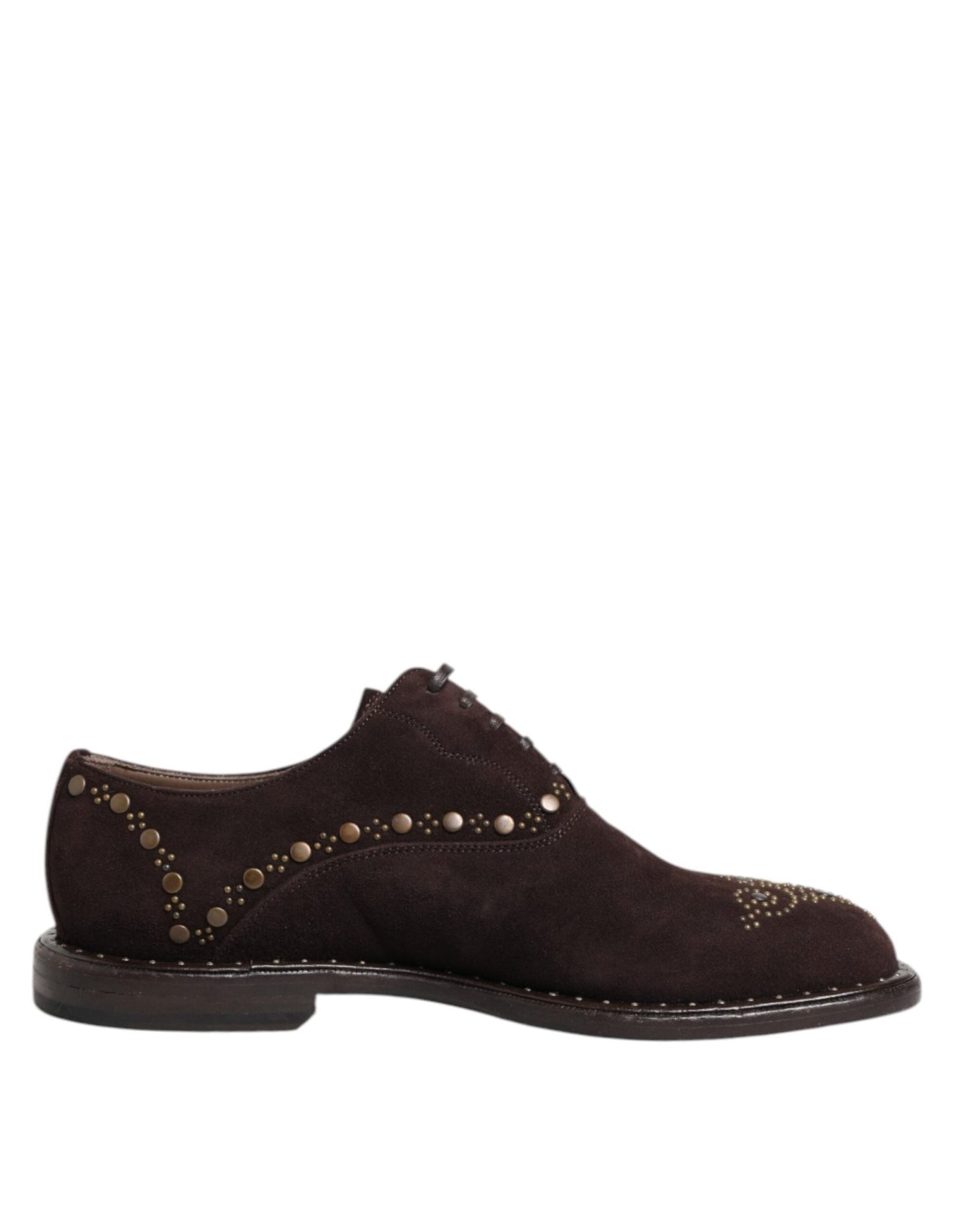 Dolce & Gabbana Brown Velvet Lace Up Oxford Dress Shoes – EU41/US8 par Dolce & Gabbana | Disponible sur Sandy Store ByNet