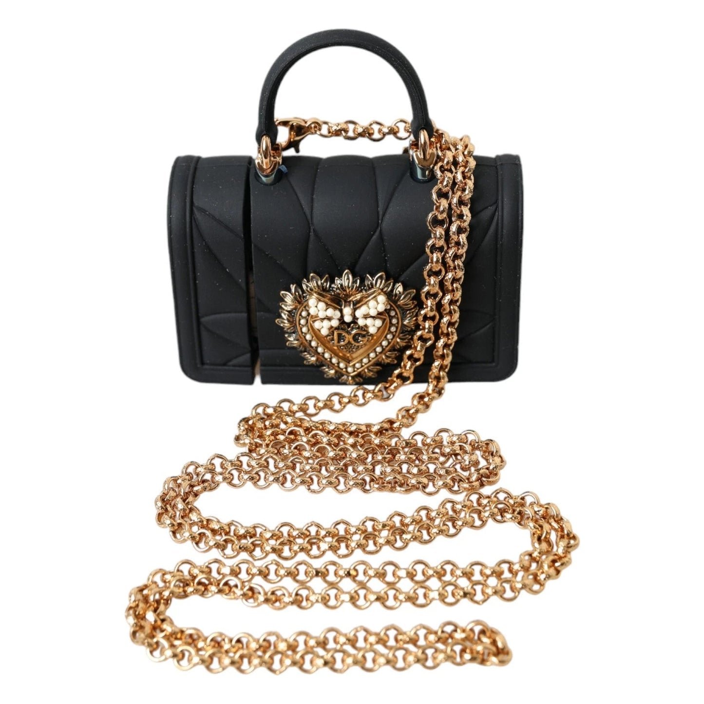 Dolce & Gabbana Case Black Silicone Devotion Heart Cover Hand Bag Airpod – par Dolce & Gabbana | Disponible sur Sandy Store ByNet