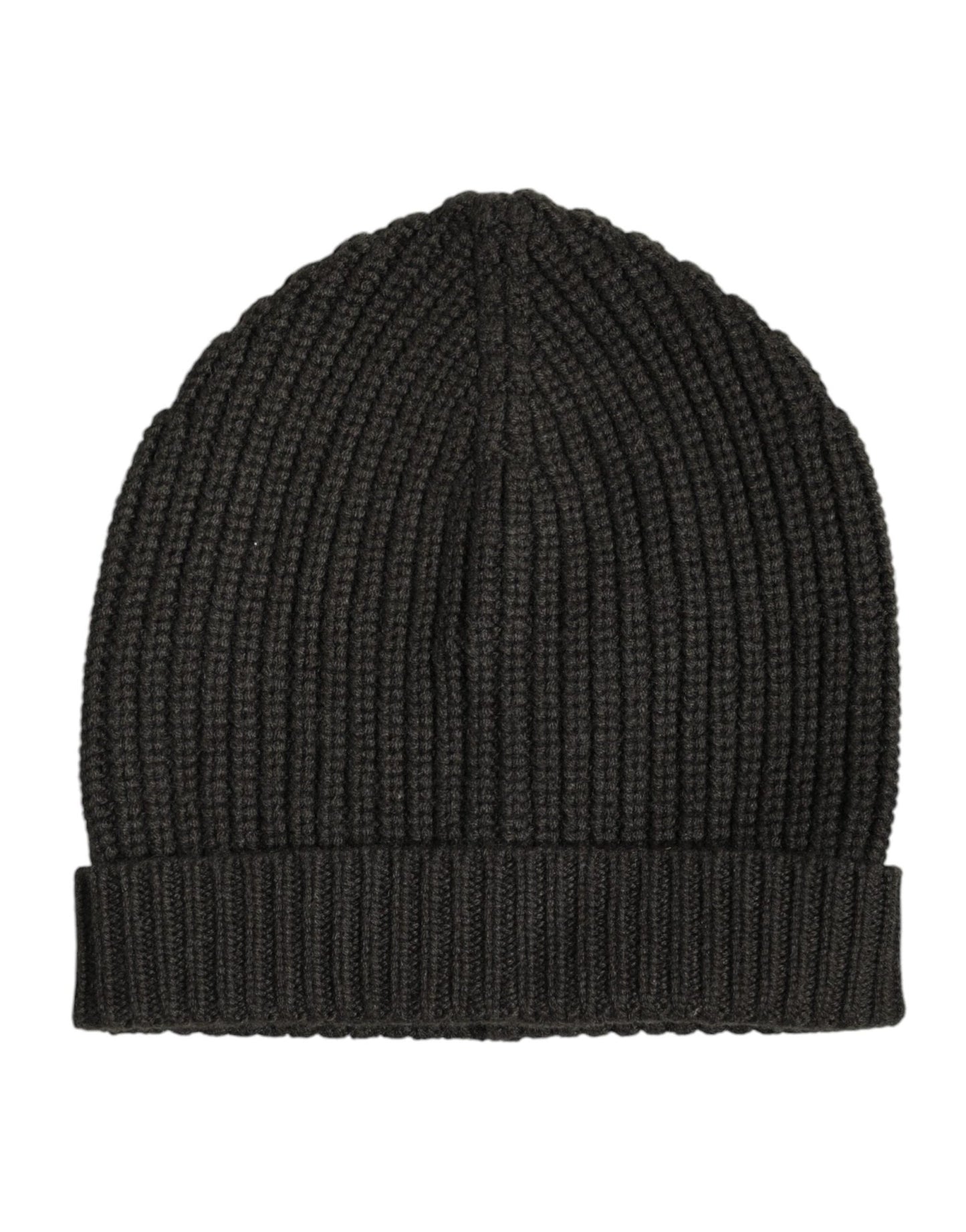 Dolce & Gabbana Dark Gray Cashmere Knit Winter Beanie Hat – par Dolce & Gabbana | Disponible sur Sandy Store ByNet