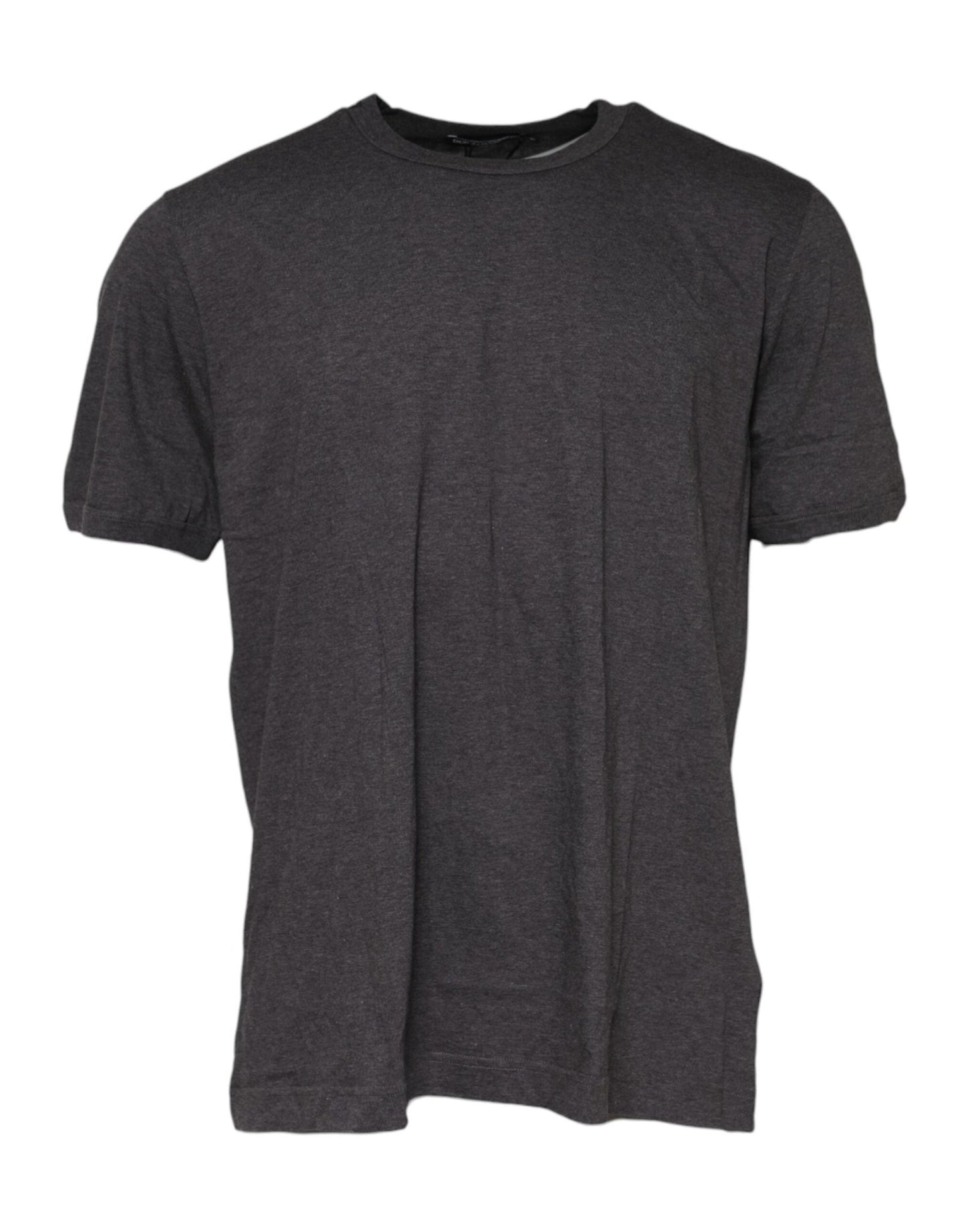 Dolce & Gabbana Dark Gray Crew Neck Short Sleeves T-shirt – IT60 | 3XL par Dolce & Gabbana | Disponible sur Sandy Store ByNet