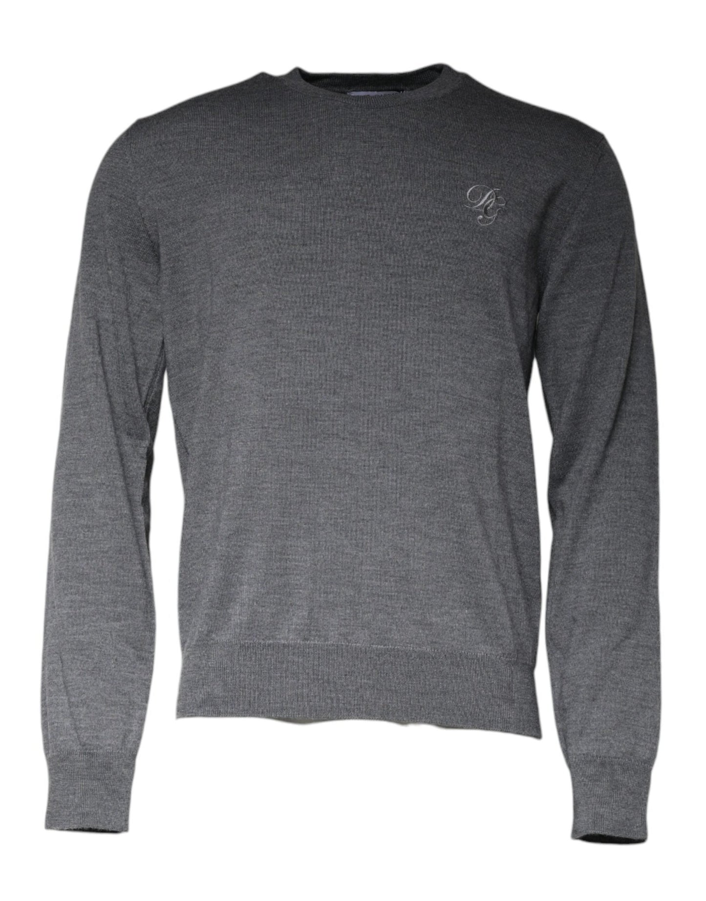 Dolce & Gabbana Dark Gray Wool Crew Neck Pullover Sweater – IT50 | L par Dolce & Gabbana | Disponible sur Sandy Store ByNet