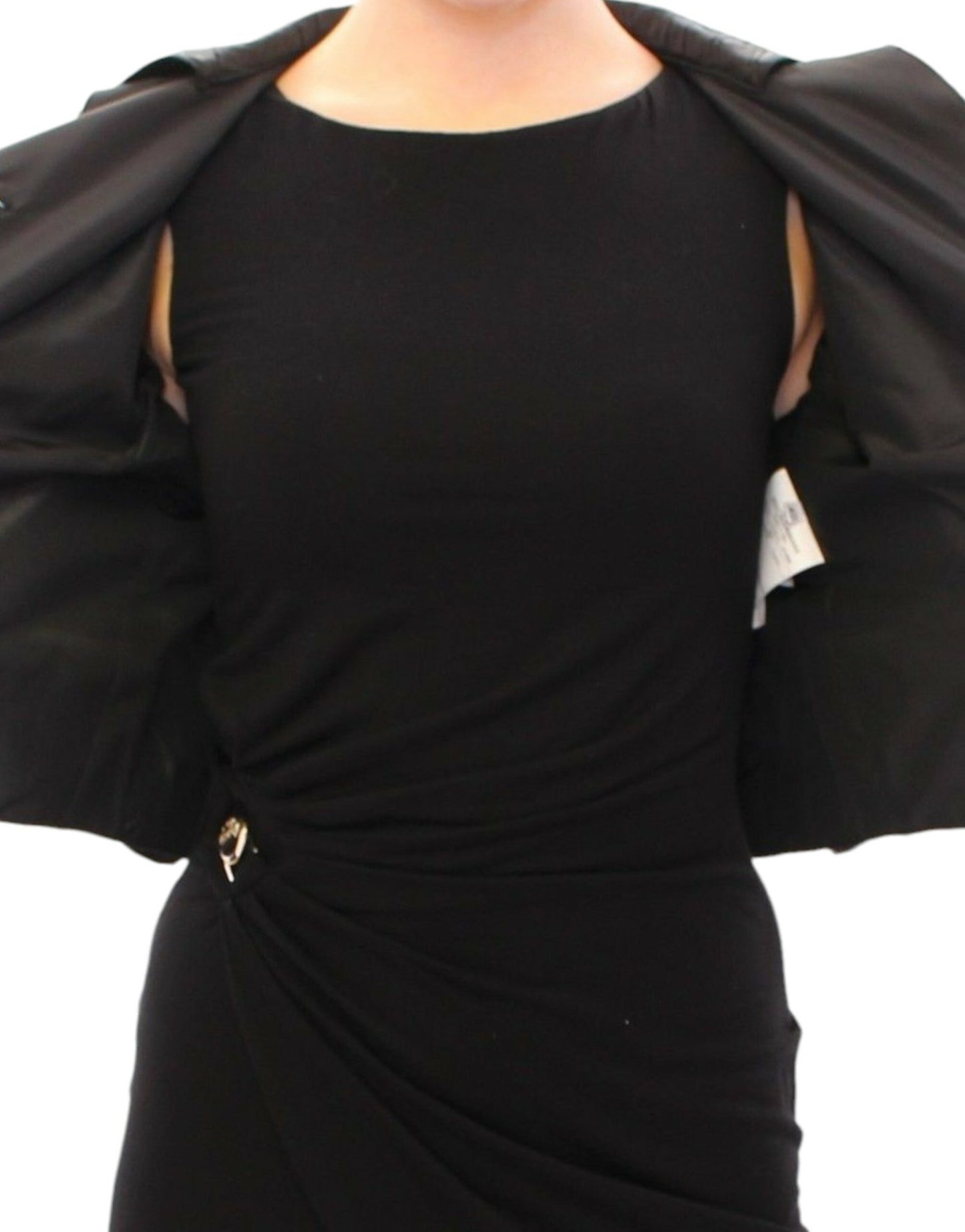 Dolce & Gabbana Elegant Black Bolero Shrug Jacket - Sandy Store ByNet