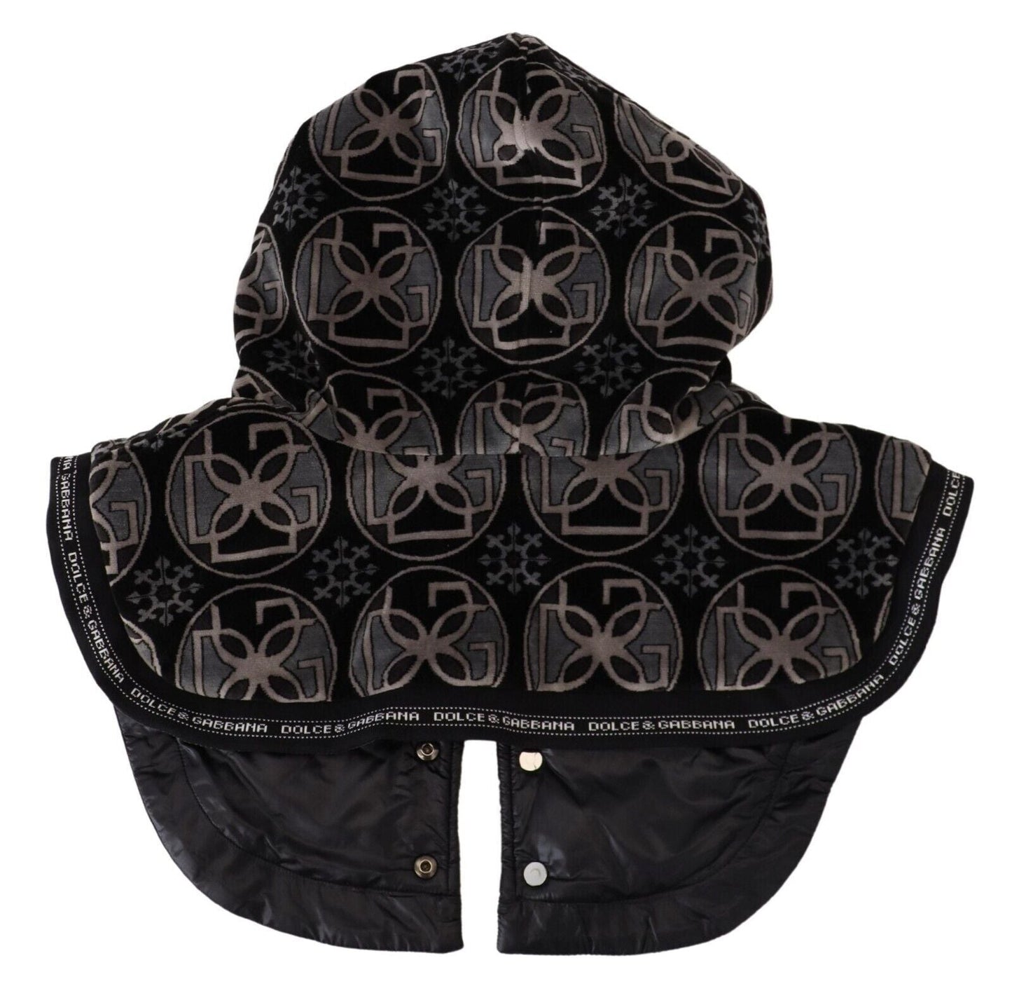 Dolce & Gabbana Elegant Black Cotton Blend Head Wrap Hat - Sandy Store ByNet