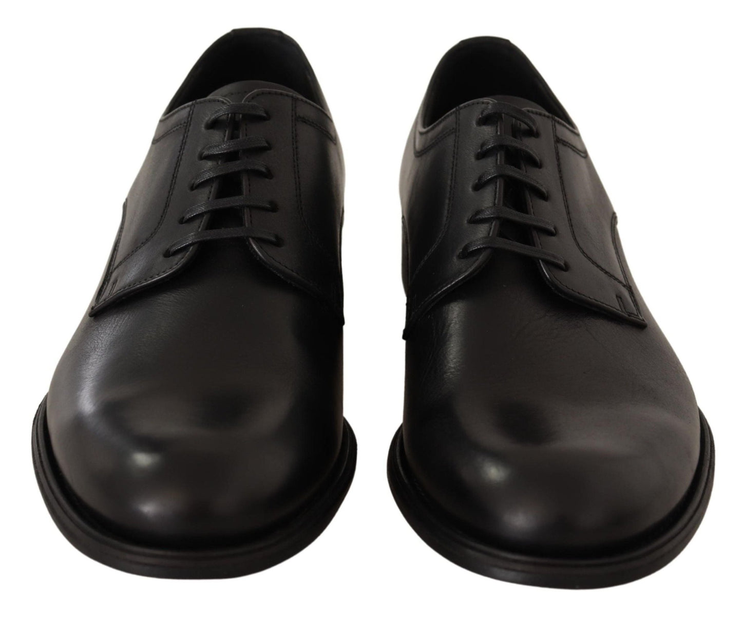 Dolce & Gabbana Elegant Black Derby Formal Shoes - Sandy Store ByNet