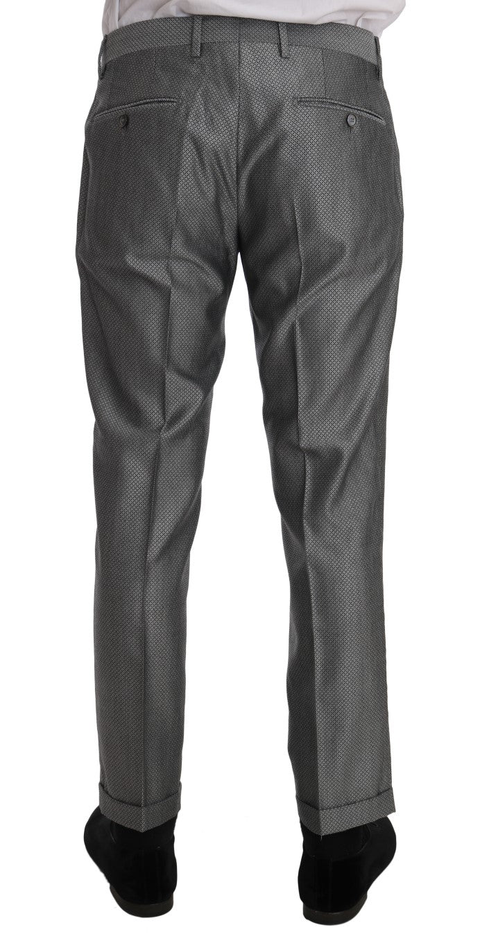 Dolce & Gabbana Elegant Black Double - Breasted Suit - Sandy Store ByNet