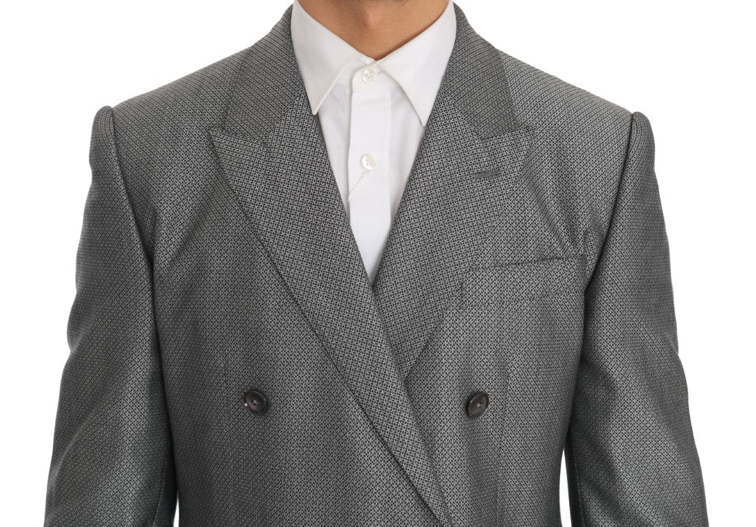 Dolce & Gabbana Elegant Black Double - Breasted Suit - Sandy Store ByNet