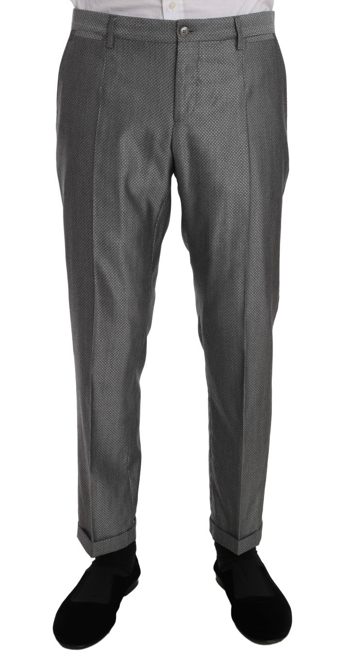 Dolce & Gabbana Elegant Black Double - Breasted Suit - Sandy Store ByNet