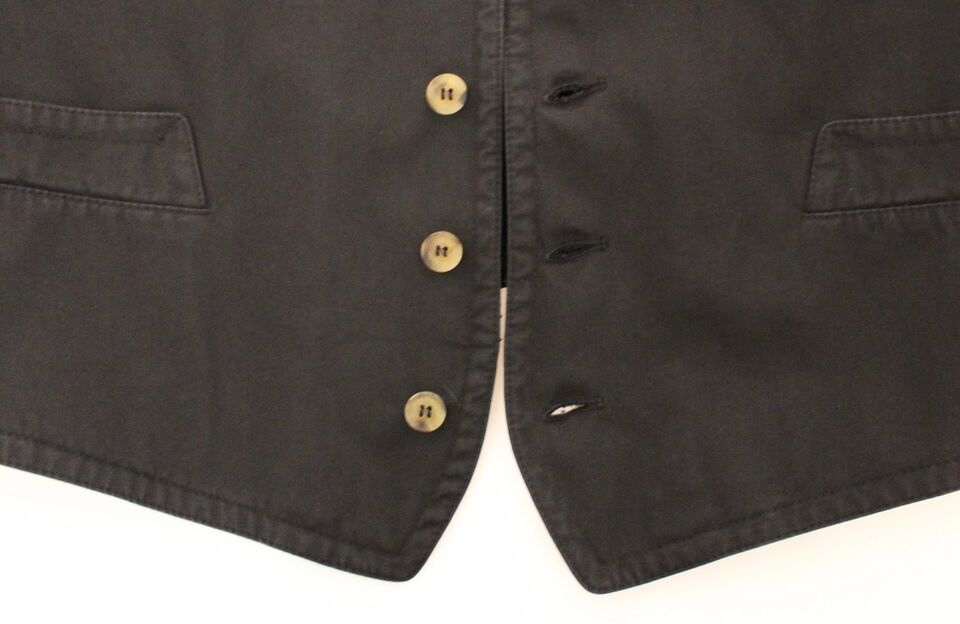 Dolce & Gabbana Elegant Black Dress Vest - Sandy Store ByNet