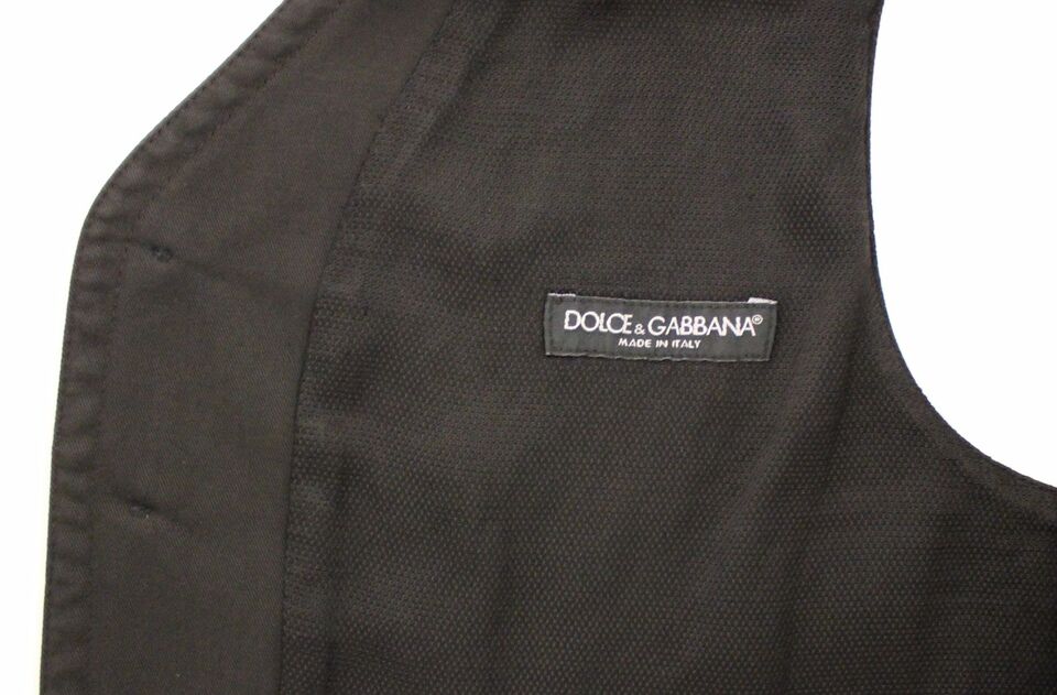Dolce & Gabbana Elegant Black Dress Vest - Sandy Store ByNet