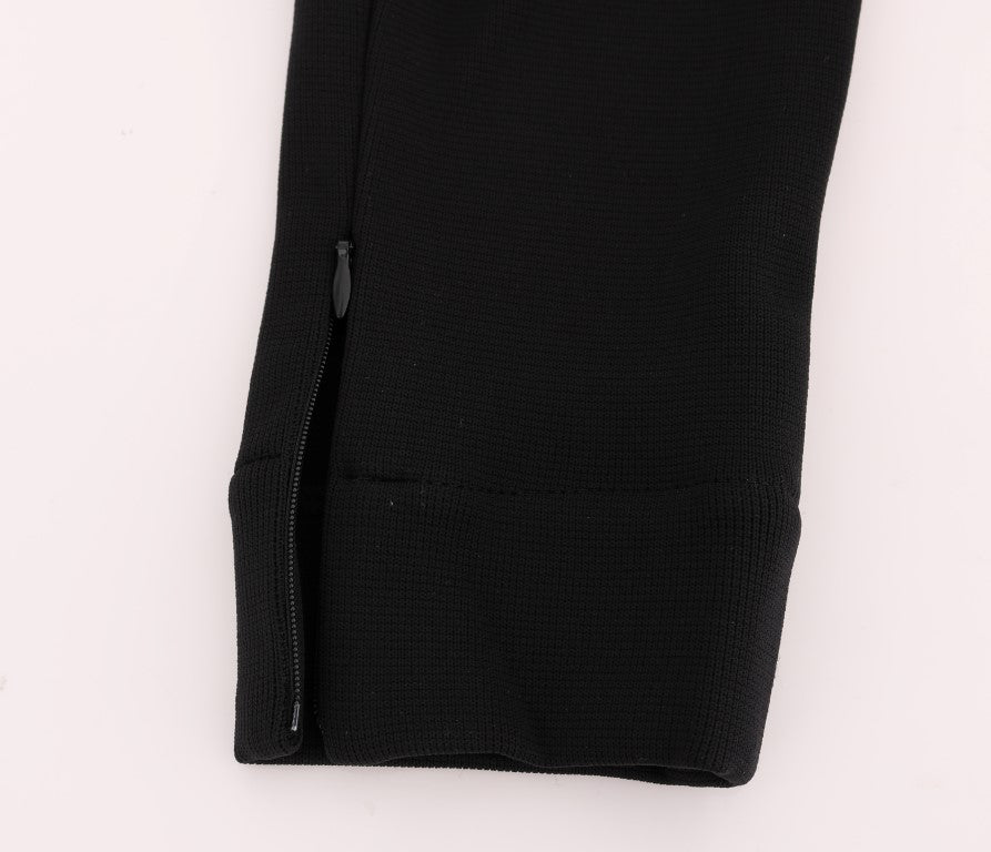 Dolce & Gabbana Elegant Black High Waist Stretch Tights - Sandy Store ByNet