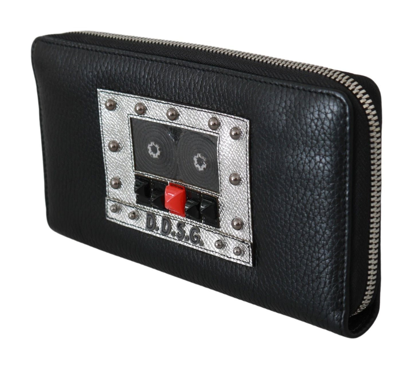 Dolce & Gabbana Elegant Black Leather Zip Continental Wallet - Sandy Store ByNet