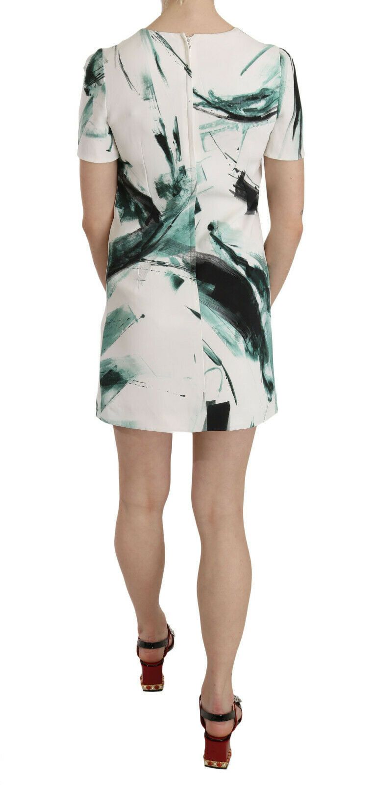 Dolce & Gabbana Elegant Black Shift Mini Dress - Sandy Store ByNet
