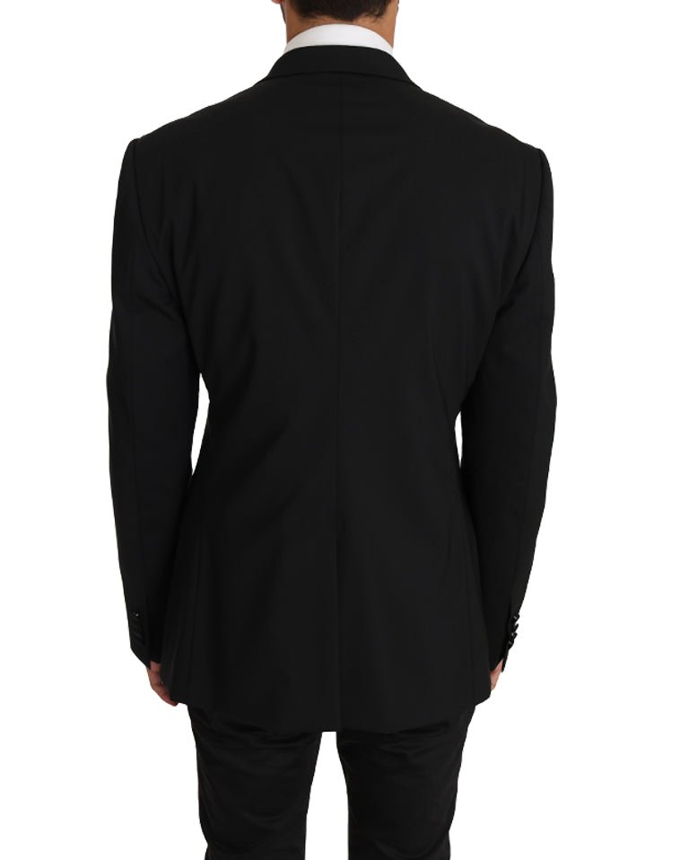 Dolce & Gabbana Elegant Black Slim Fit Martini Blazer Jacket - Sandy Store ByNet