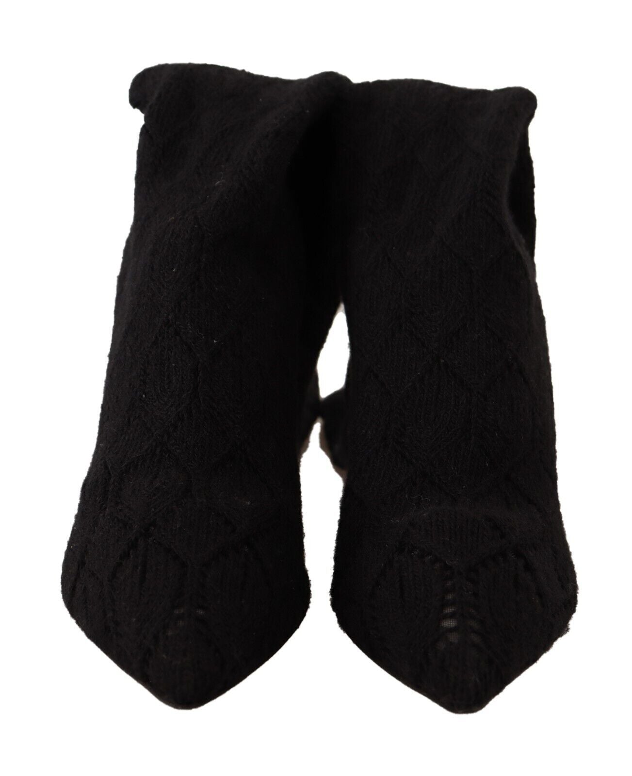 Dolce & Gabbana Elegant Black Stretch Socks Boots - Sandy Store ByNet