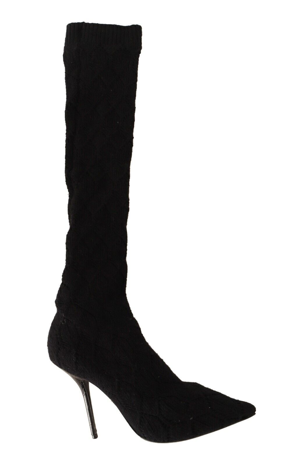 Dolce & Gabbana Elegant Black Stretch Socks Boots - Sandy Store ByNet