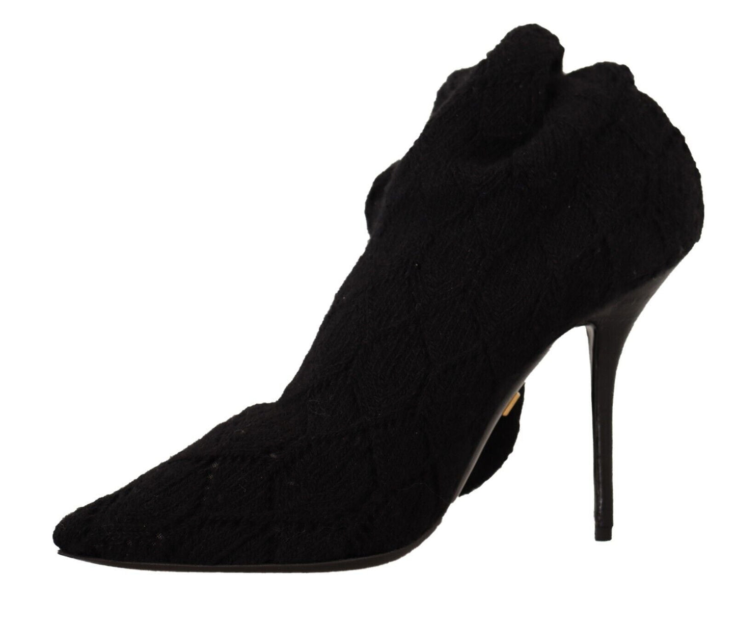 Dolce & Gabbana Elegant Black Stretch Socks Boots - Sandy Store ByNet