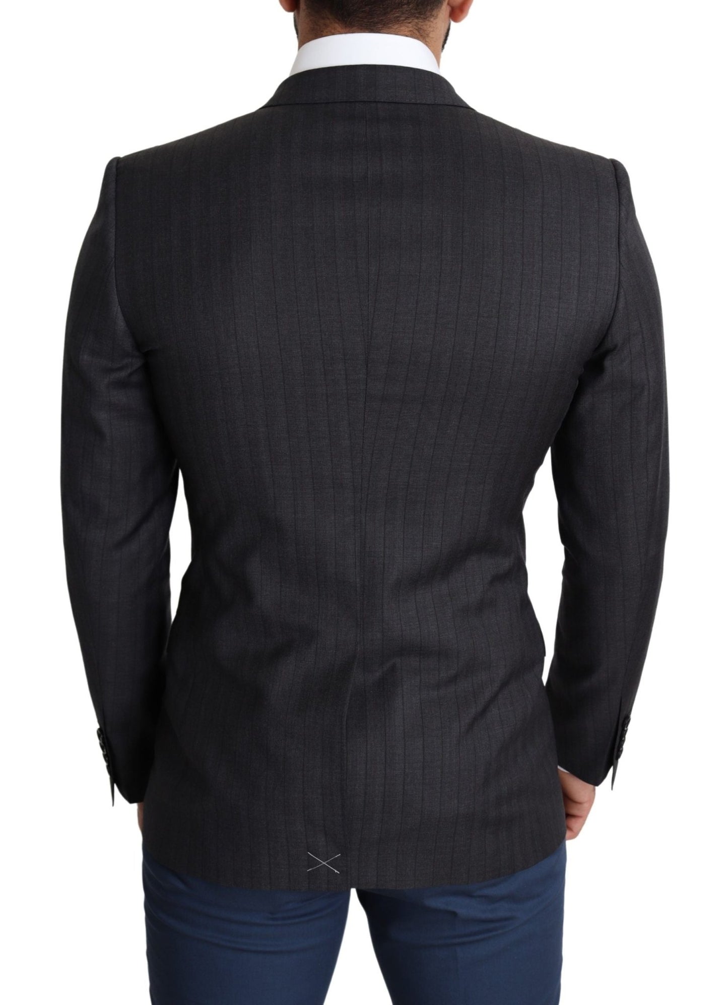 Dolce & Gabbana Elegant Black Virgin Wool Martini Blazer - Sandy Store ByNet