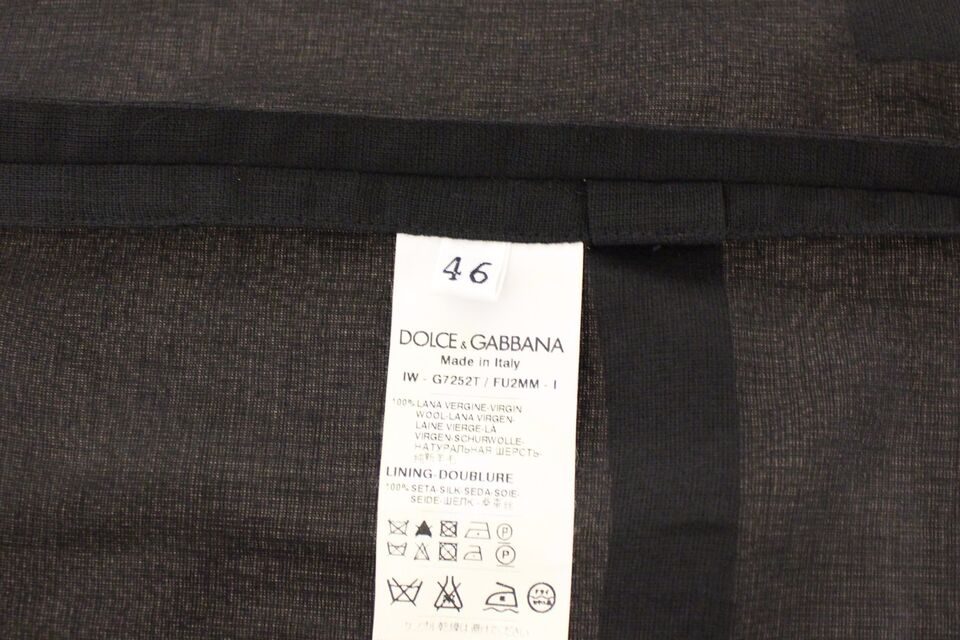 Dolce & Gabbana Elegant Black Wool Dress Vest - Sandy Store ByNet