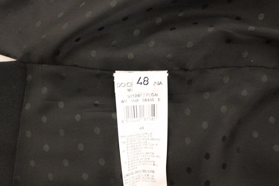 Dolce & Gabbana Elegant Black Wool Silk Dress Vest - Sandy Store ByNet