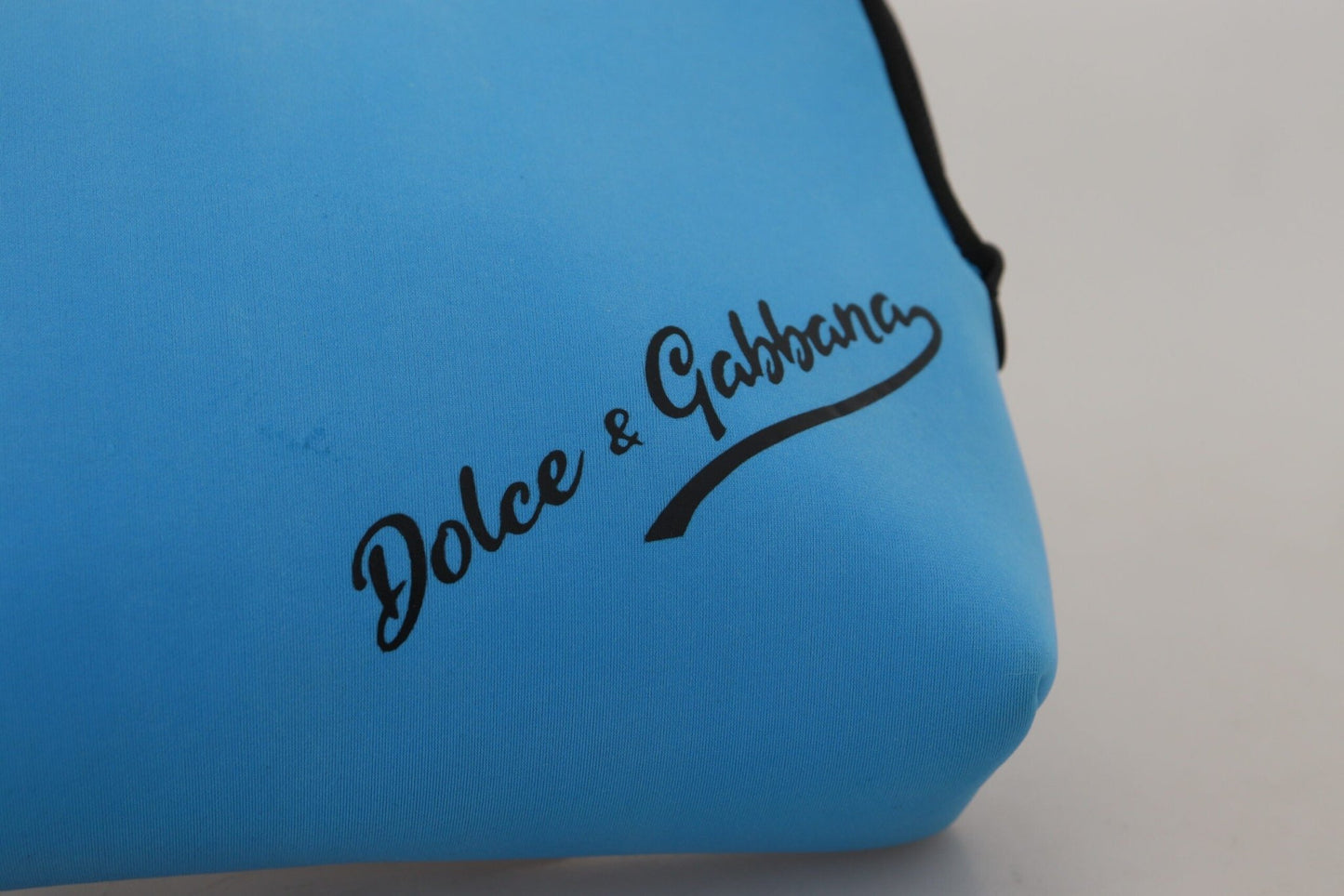 Dolce & Gabbana Elegant Blue Polyamide Pouch Bag - Sandy Store ByNet