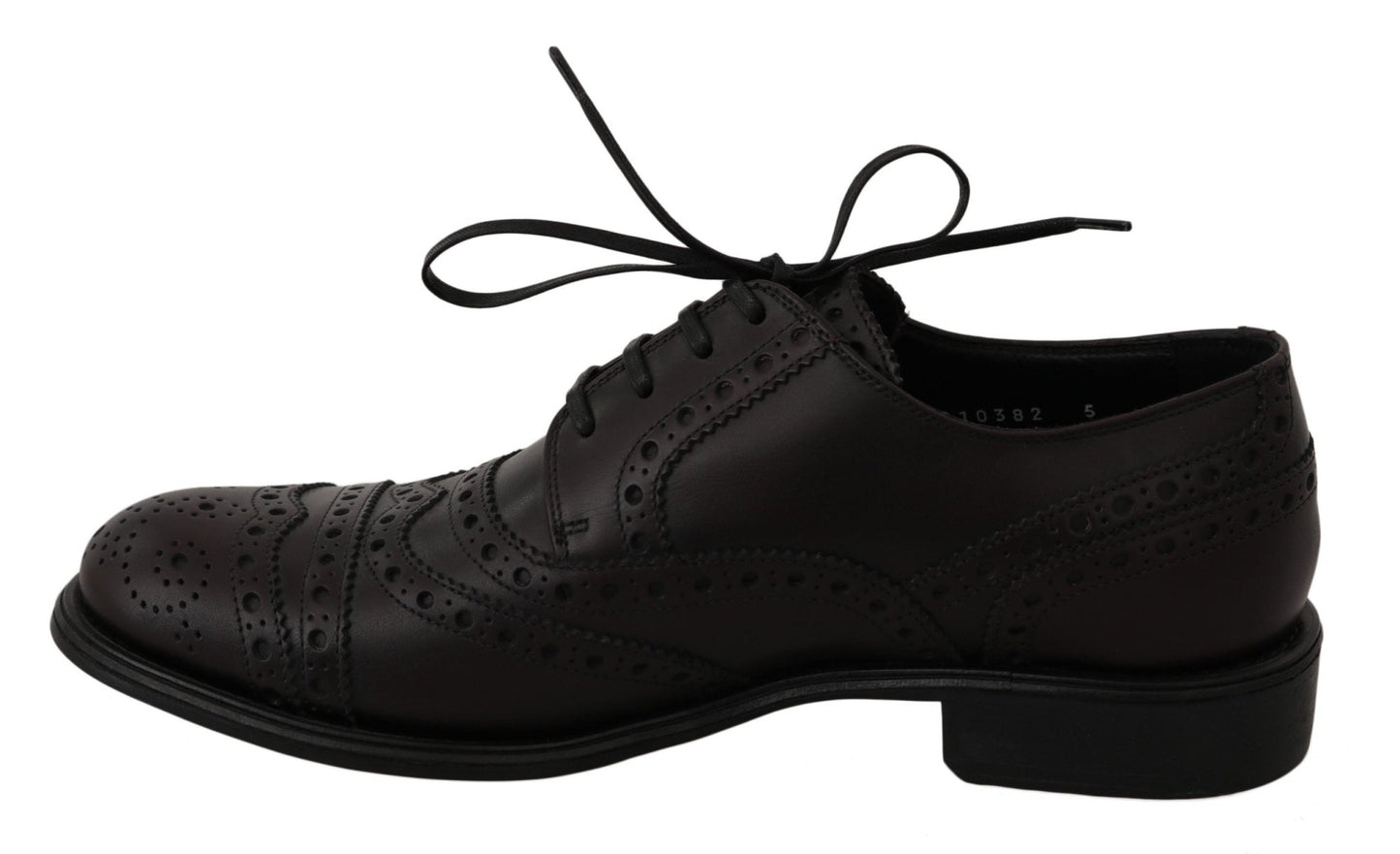 Dolce & Gabbana Elegant Bordeaux Wingtip Derby Dress Shoes - Sandy Store ByNet