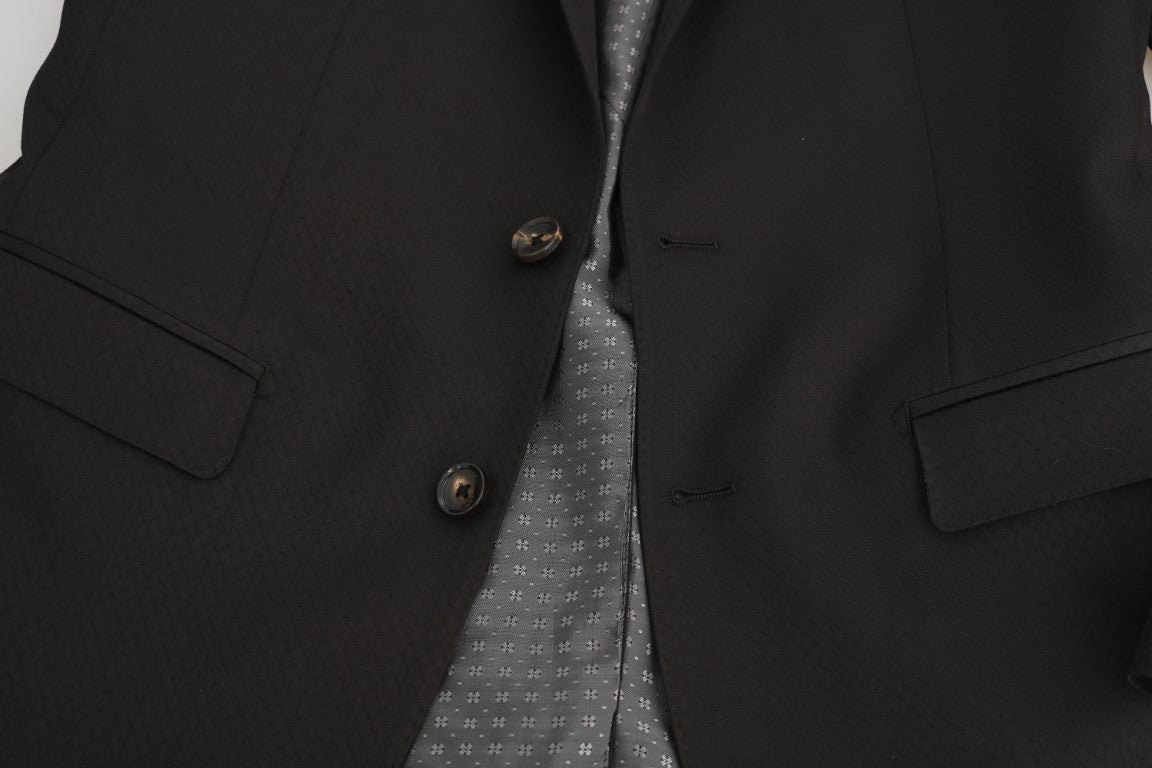 Dolce & Gabbana Elegant Brown Jacquard Martini Suit - Sandy Store ByNet