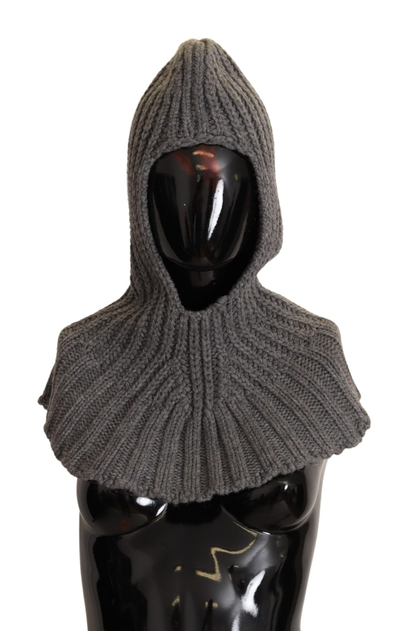 Dolce & Gabbana Elegant Cashmere Hood Scarf in Gray - Sandy Store ByNet