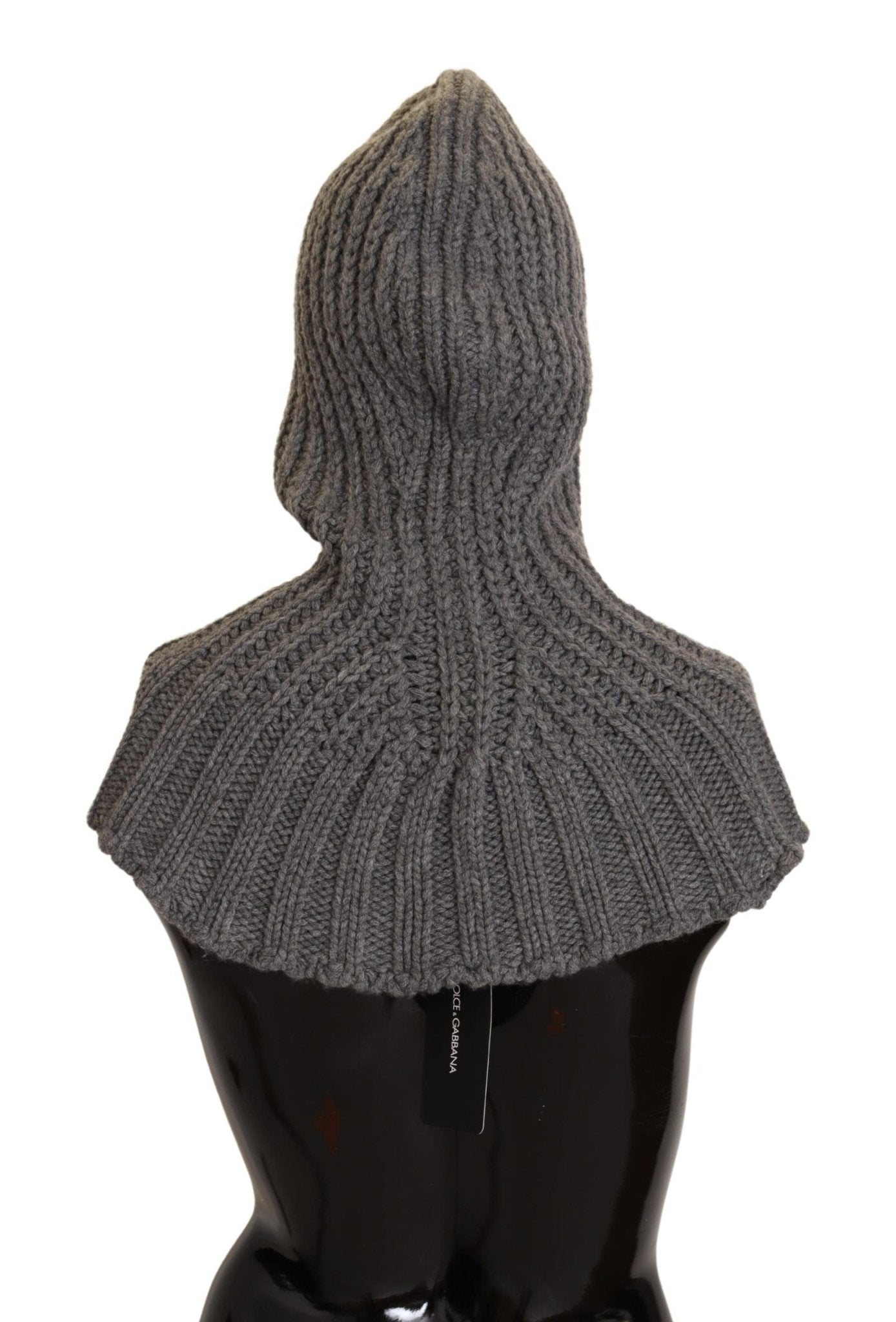 Dolce & Gabbana Elegant Cashmere Hood Scarf in Gray - Sandy Store ByNet