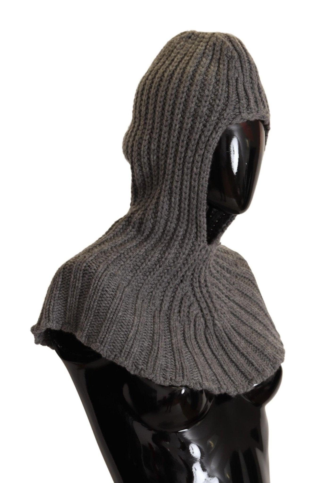 Dolce & Gabbana Elegant Cashmere Hood Scarf in Gray - Sandy Store ByNet