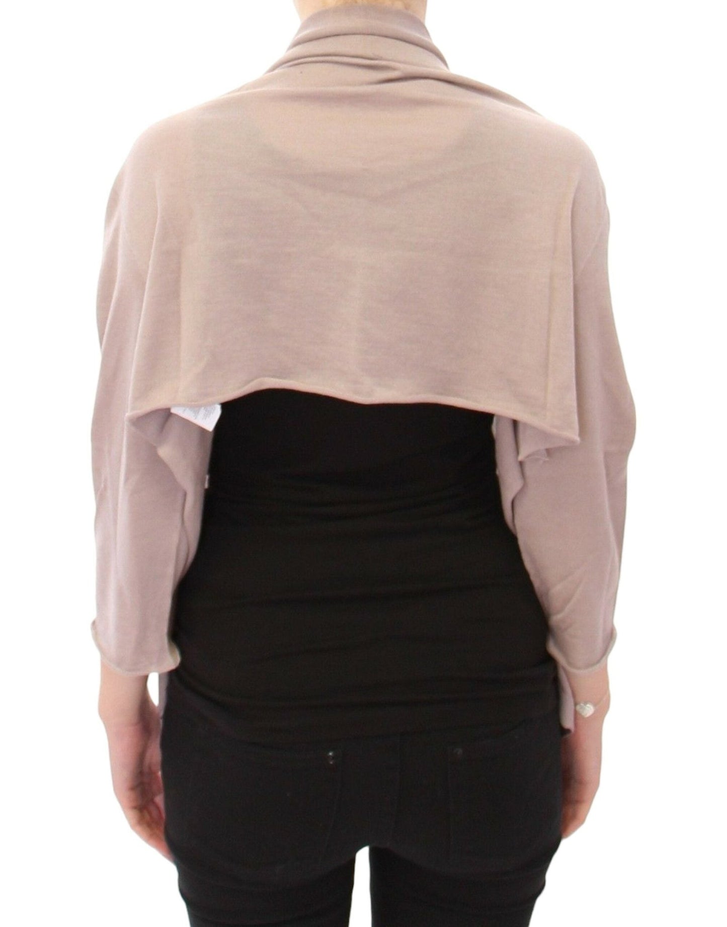 Dolce & Gabbana Elegant Cashmere - Silk Blend Light Knit Shrug - Sandy Store ByNet