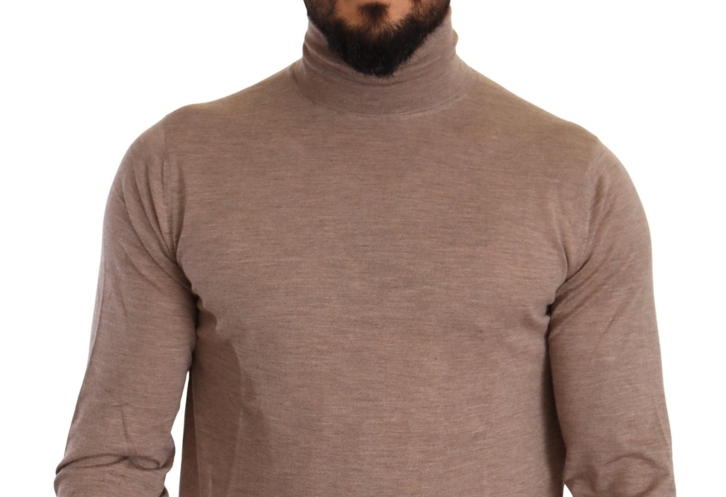 Dolce & Gabbana Elegant Cashmere Turtleneck Sweater - Sandy Store ByNet
