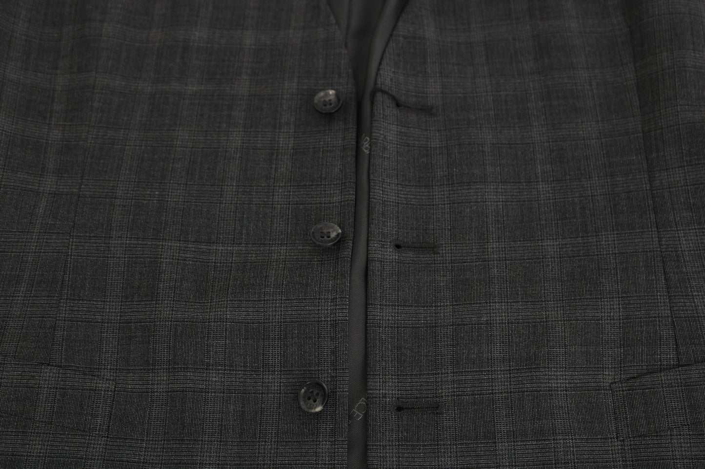 Dolce & Gabbana Elegant Checkered Wool Vest for the Urbane Man - Sandy Store ByNet
