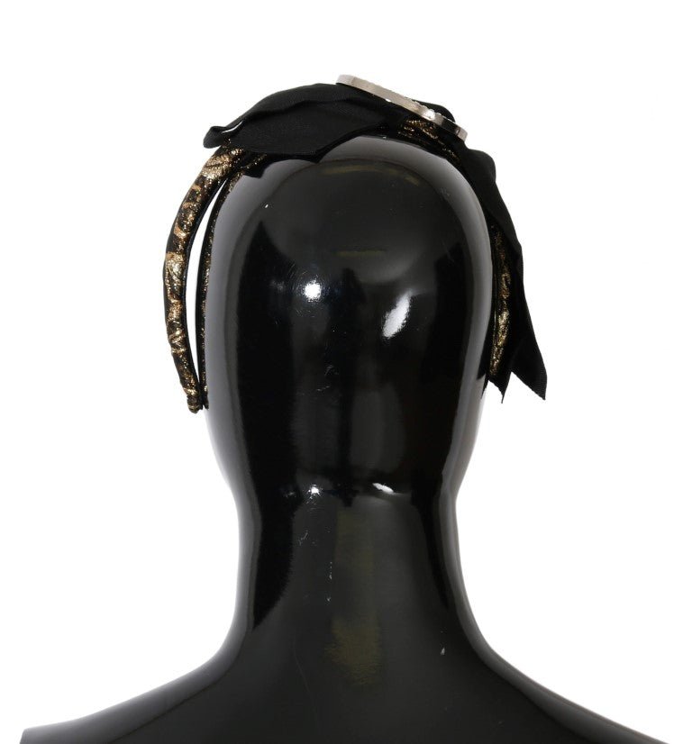 Dolce & Gabbana Elegant Crystal Diadem Headband - Sandy Store ByNet