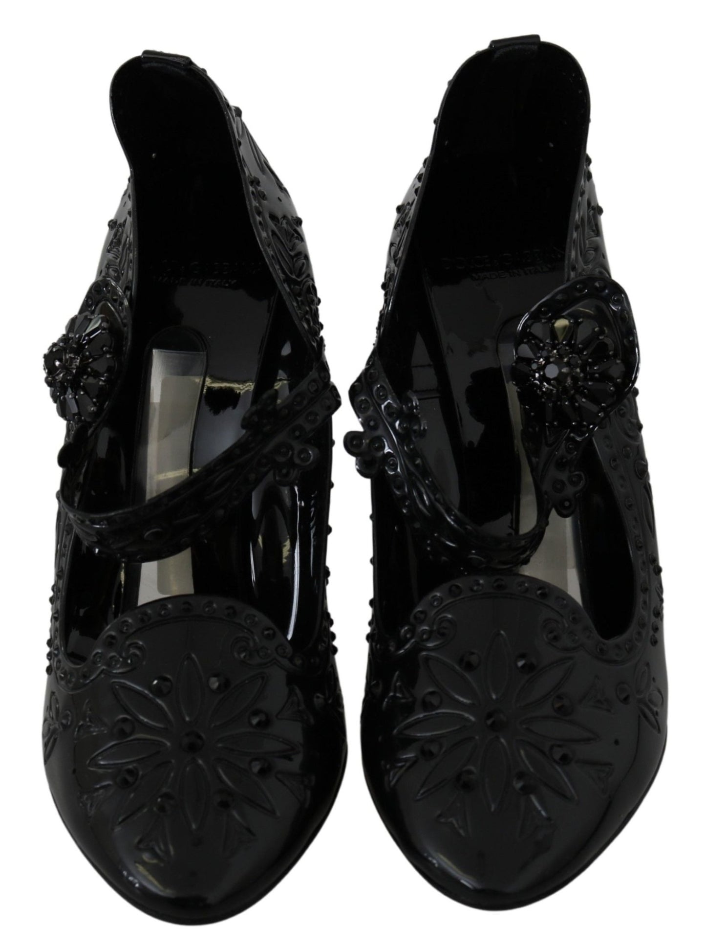 Dolce & Gabbana Elegant Crystal Embellished Cinderella Pumps - Sandy Store ByNet