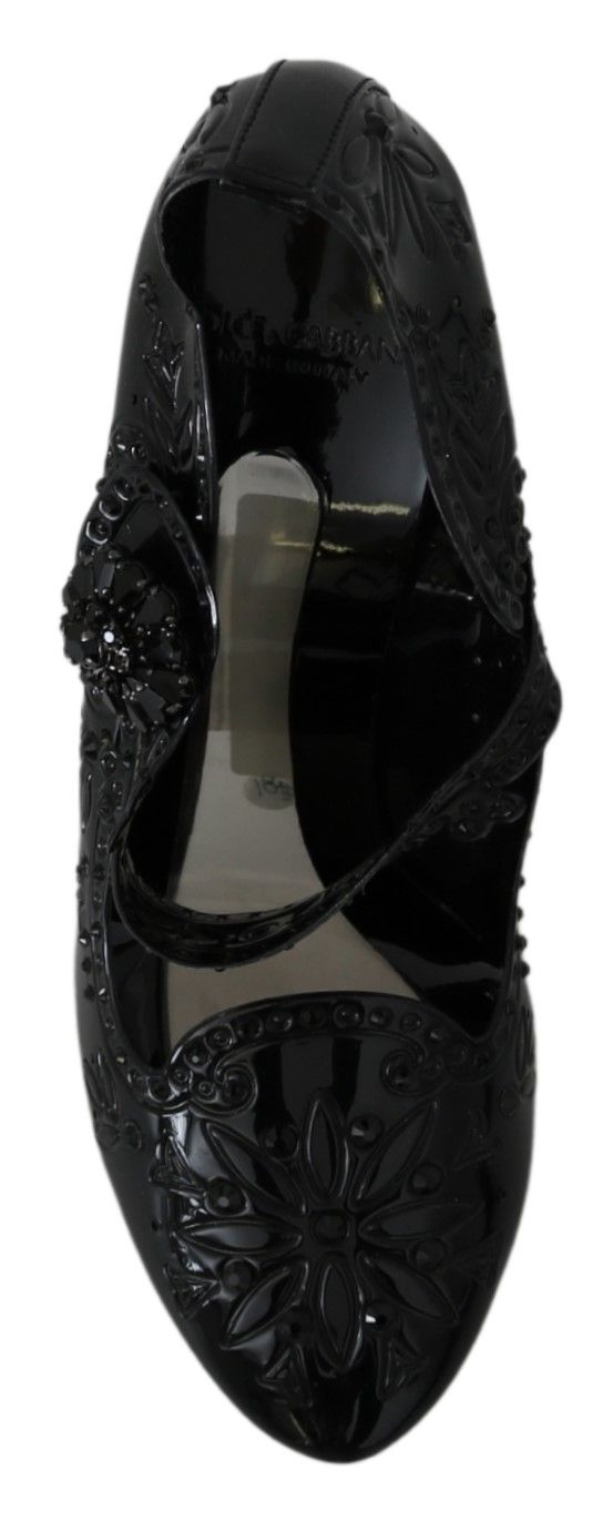 Dolce & Gabbana Elegant Crystal Embellished Cinderella Pumps - Sandy Store ByNet