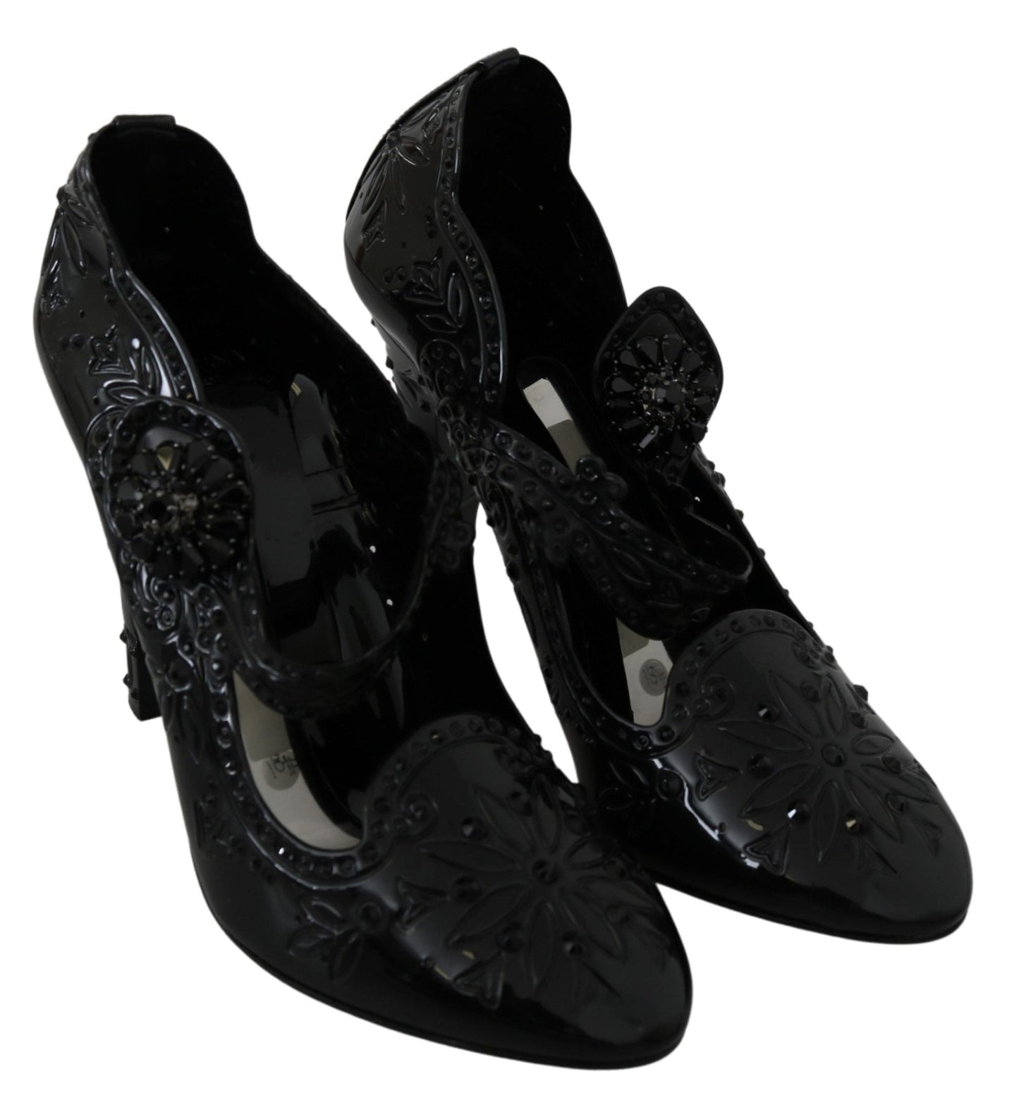 Dolce & Gabbana Elegant Crystal Embellished Cinderella Pumps - Sandy Store ByNet