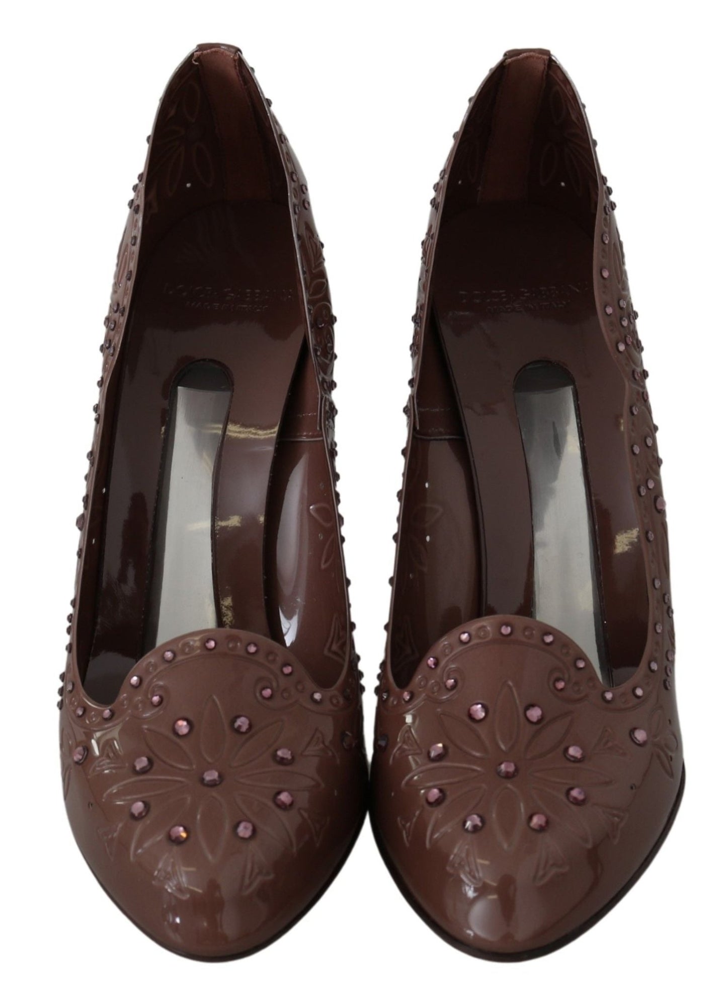 Dolce & Gabbana Elegant Crystal - Embellished Cinderella Pumps - Sandy Store ByNet