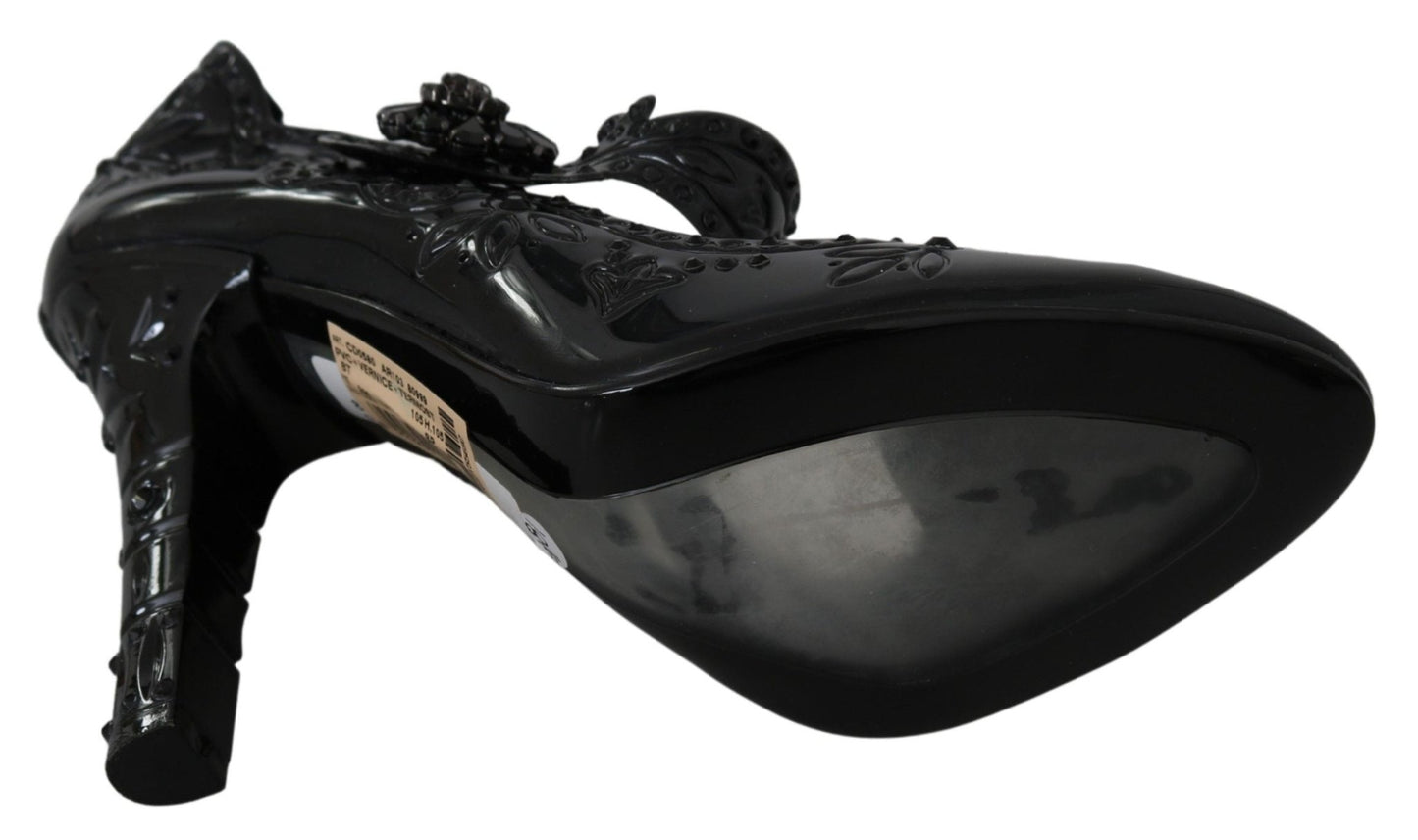 Dolce & Gabbana Elegant Crystal Embellished Cinderella Pumps - Sandy Store ByNet