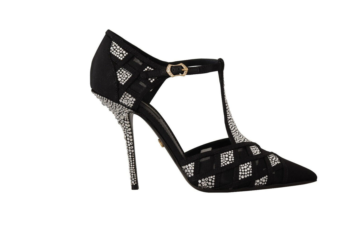 Dolce & Gabbana Elegant Crystal - Embellished Suede Pumps - Sandy Store ByNet
