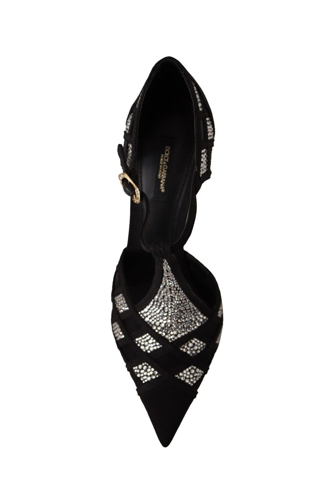 Dolce & Gabbana Elegant Crystal - Embellished Suede Pumps - Sandy Store ByNet