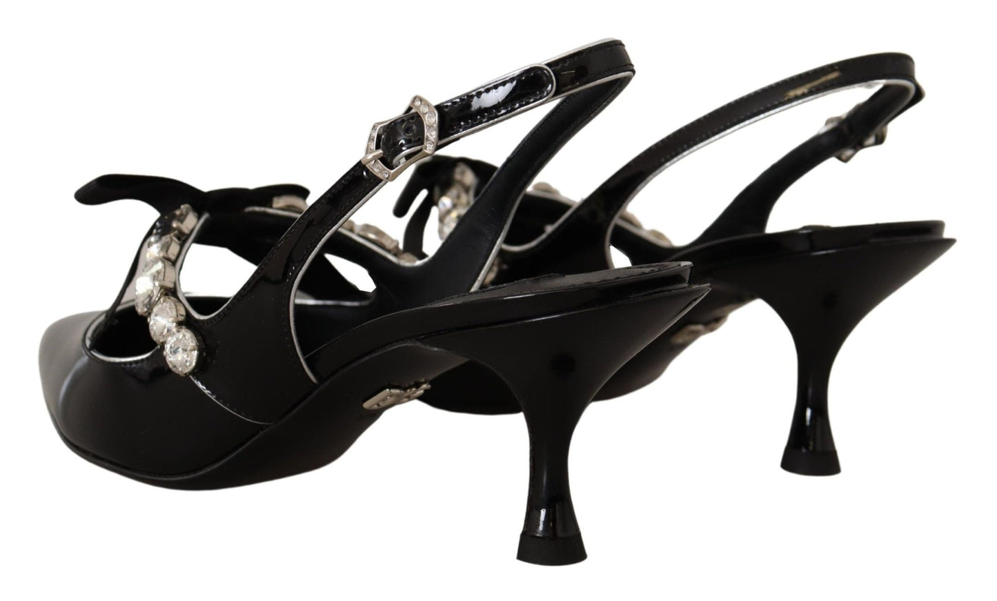 Dolce & Gabbana Elegant Crystal Slingback Heels Pump - Sandy Store ByNet