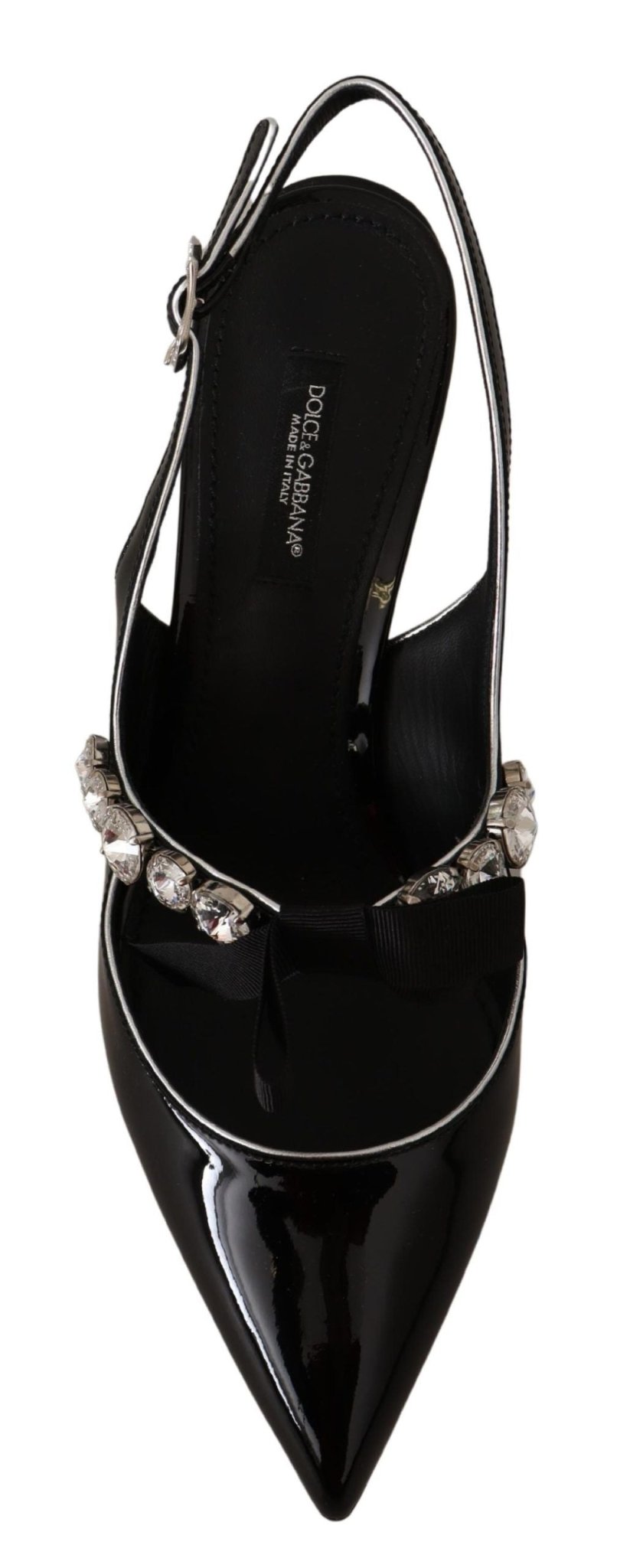 Dolce & Gabbana Elegant Crystal Slingback Heels Pump - Sandy Store ByNet