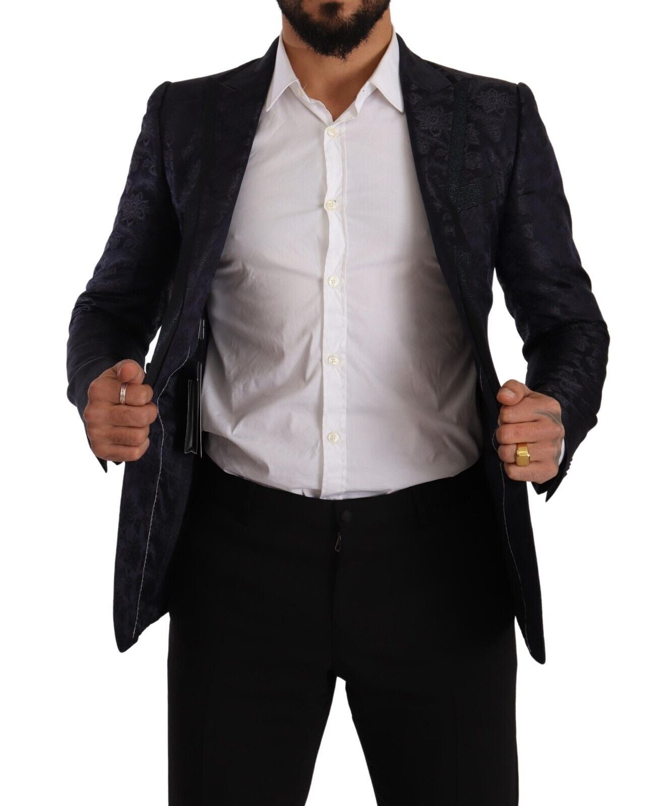 Dolce & Gabbana Elegant Dark Blue MARTINI Formal Blazer - Sandy Store ByNet