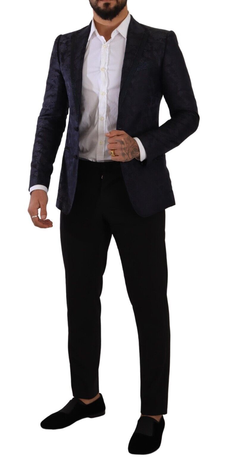 Dolce & Gabbana Elegant Dark Blue MARTINI Formal Blazer - Sandy Store ByNet